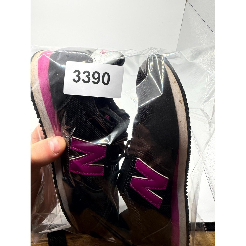 New Balance 220 KL220BPY Unisex Kids 6 M Sneaker Black Pink Low Top Tennis Shoes - Picture 9 of 9
